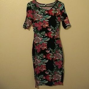 Floral bodycon dress